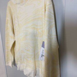 Yellow NWT tye dye 1X Hoodie